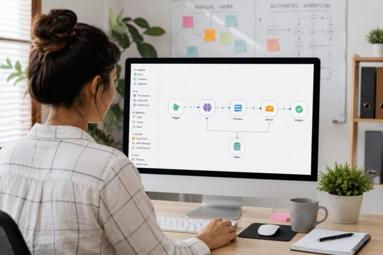 Designing a No-Code AI Workflow: From Manual Task to Reliable Automation